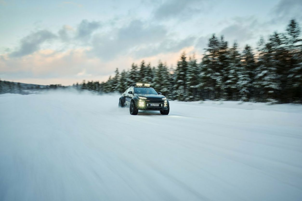 Audi Q6 e-tron offroad concept.