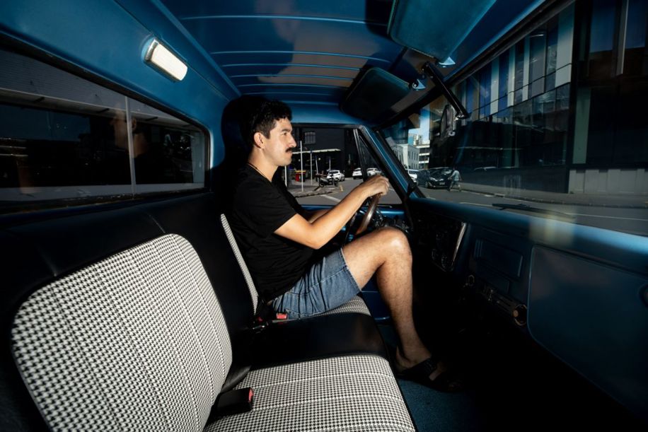 Chris Key and his 1967 Chevrolet C10 ute.