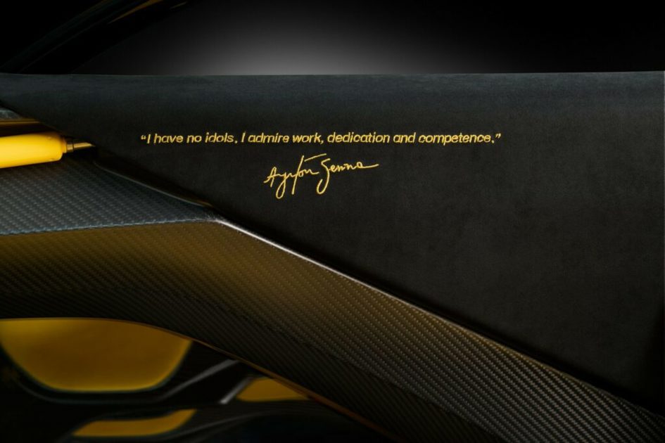 McLaren Ayrton Senna tribute