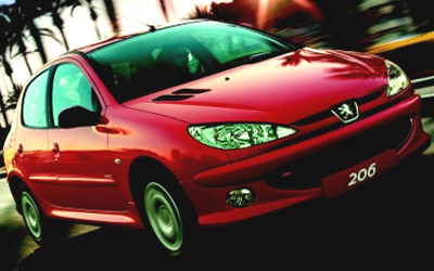 A PEUGEOT 206 vehicle
