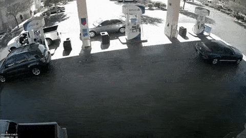 Exploding Fuel Tank Gif Watch: Petrol pump explodes after drunk Mustang driver crash - Driven ...