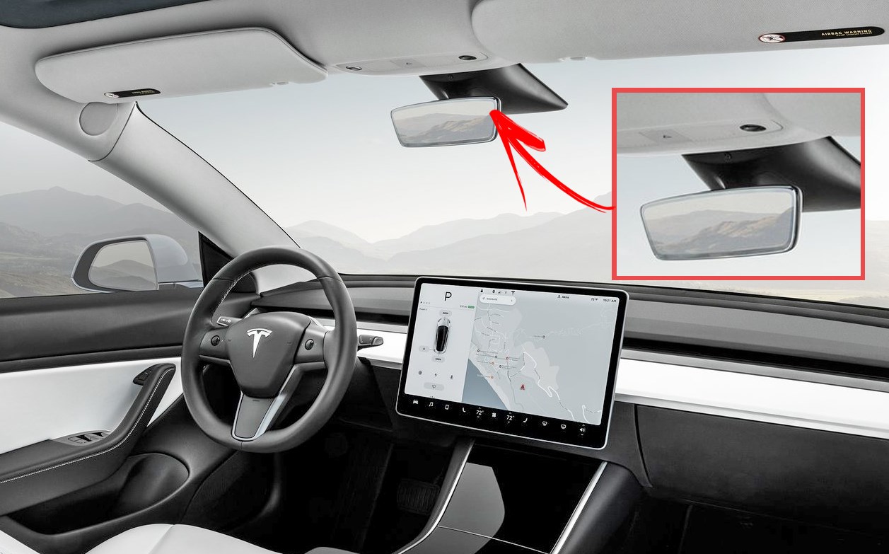 Camera In Tesla Why do all Tesla Model 3s have a built-in camera pointing at - Driven ...
