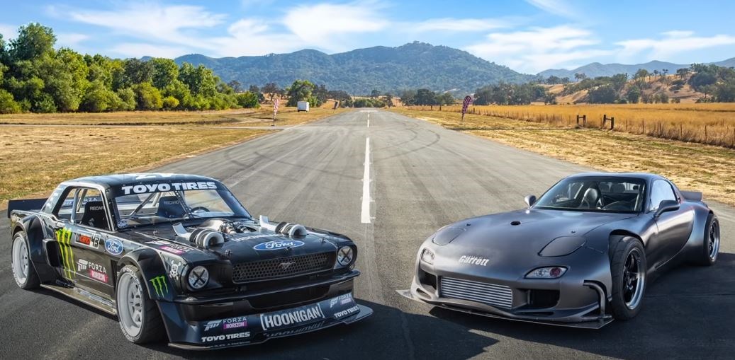 Watch: Can the world's only AWD Mazda RX-7 beat Ken Block's - Driven ...