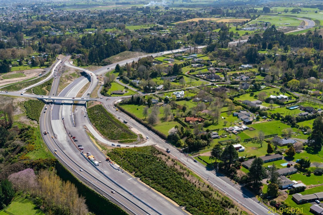 Waikato Expressway NZTA reveals progress whilst working to Driven