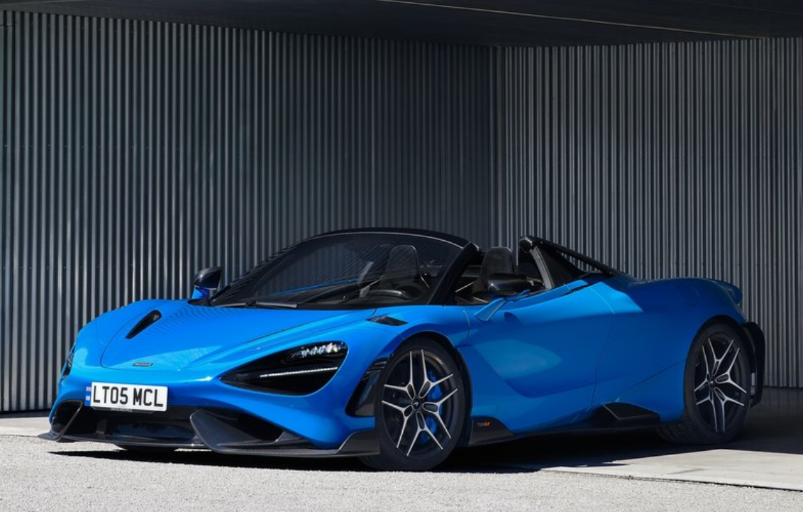 Blue McLaren 765LT