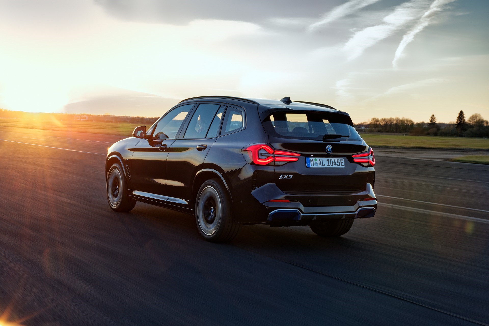 BMW iX3 in black