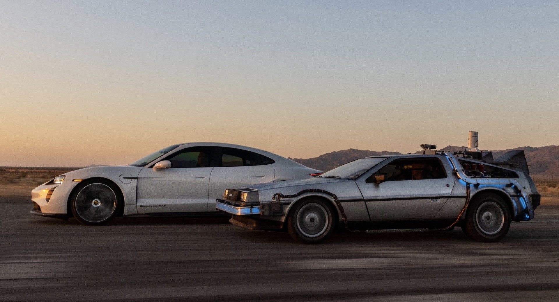 Watch: Porsche goes Back to the Future with 1.21 gigawatt ch - Driven ...