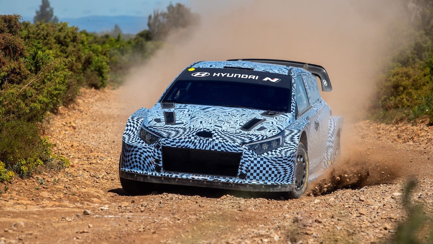 Watch: Hyundai's hybrid-powered i20 rally car captured in ac - Driven ...