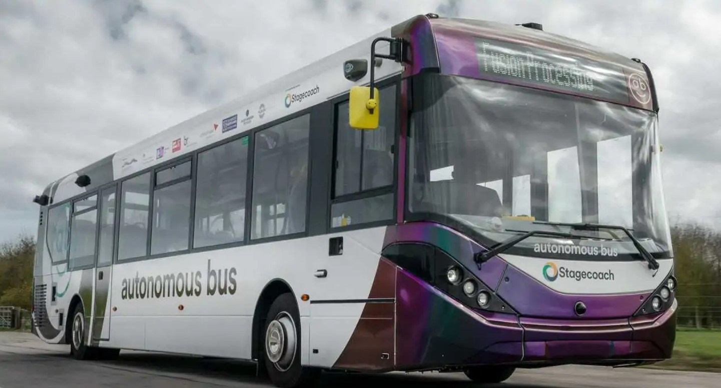 There's a full-sized, autonomous bus on the road testing in - Driven ...