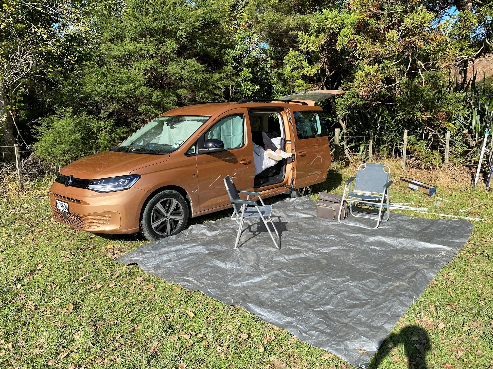 Volkswagen Caddy aussi en mode camping California