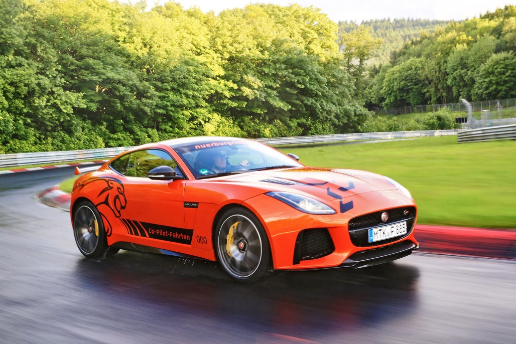 F Type Racging Around the Nurburgring in the fastest F-TYPE yet - Driven Car Guide