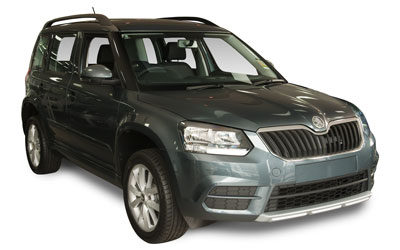 A SKODA YETI vehicle