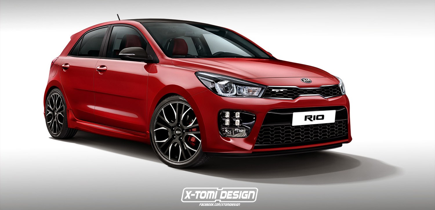 GT render transforms 2017 Kia Rio into hot hatch - Driven Car Guide