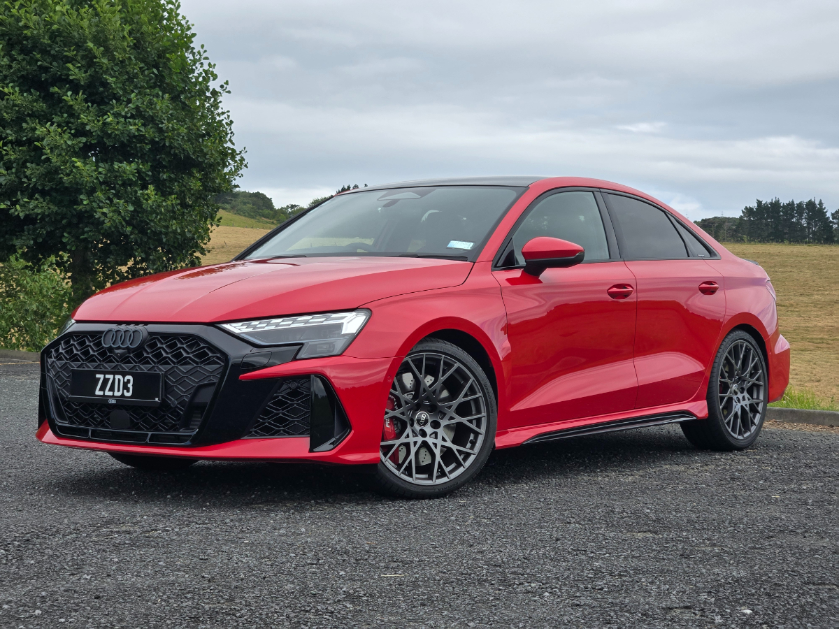 Audi RS 3 sedan quick review: boot suit