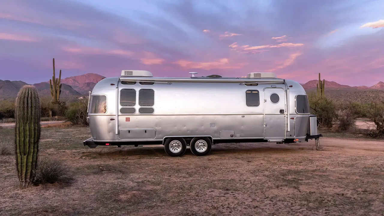 Airstream x Frank Lloyd Wright Usonian Travel Trailer