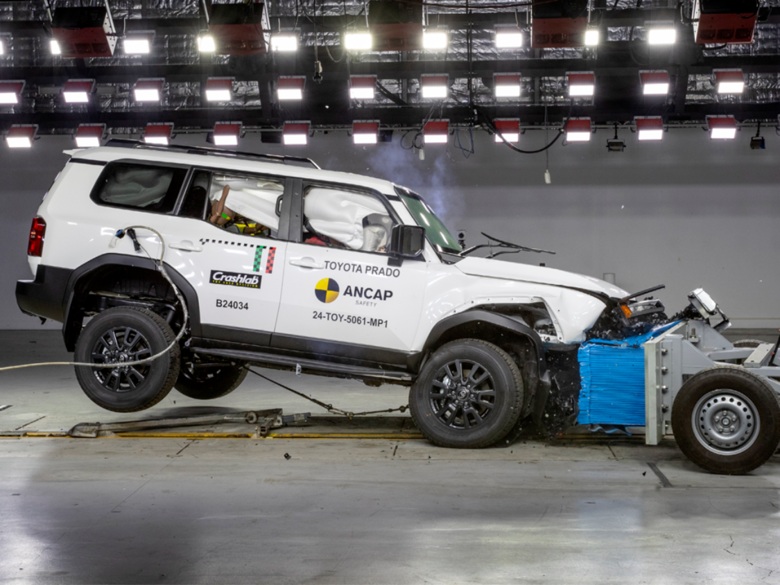 Toyota Land Cruiser Prado ANCAP test.