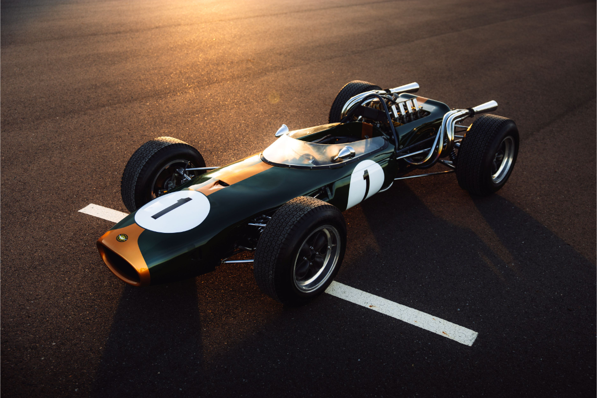 Classic 1966 Brabham F1 racer on track again on at the Australian