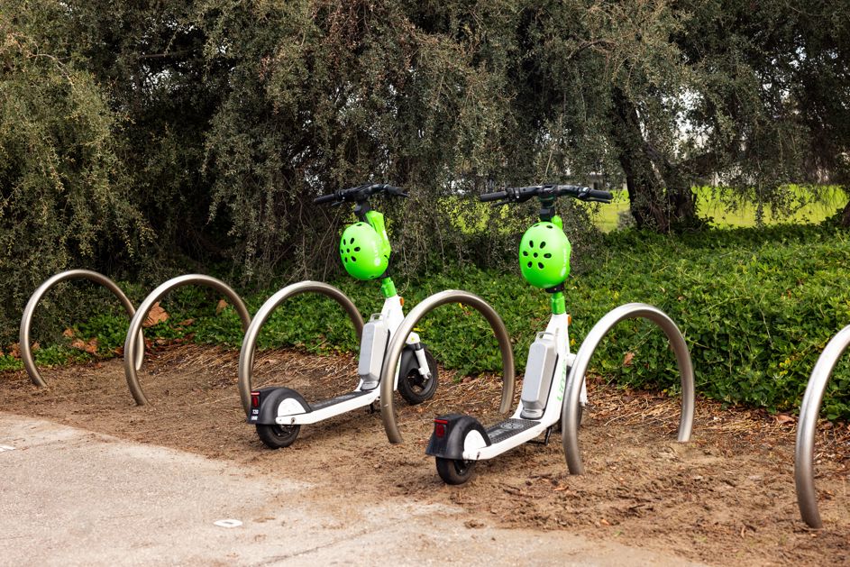 Lime scooters.