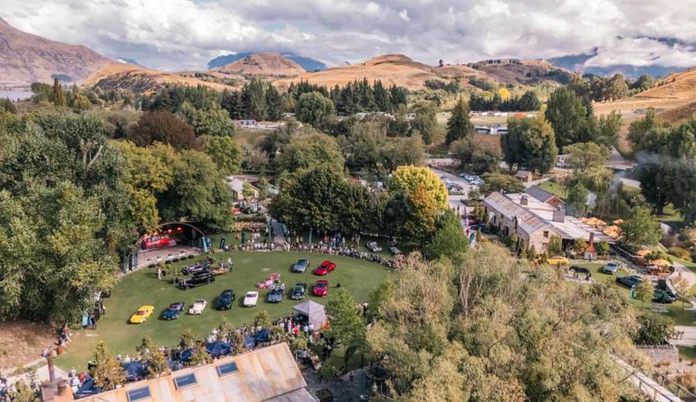 Ayrburn Classic car show, Arrowtown, NZ.