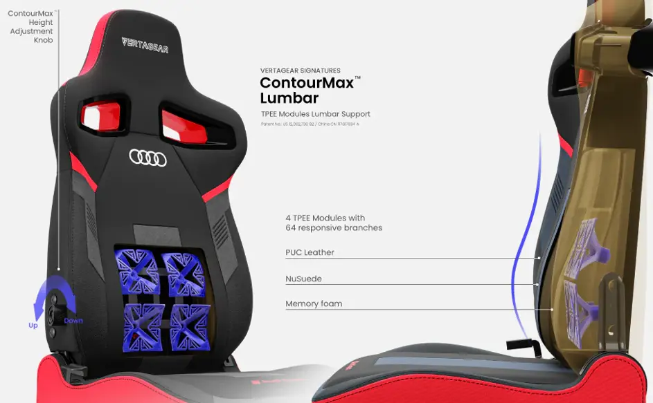 Audi Vertagear gaming chairs