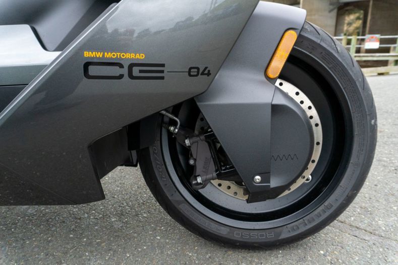 BMW Motorrad CE 04 electric scooter.