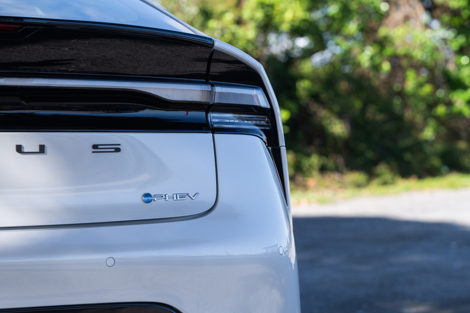 [digital description] The Toyota Prius has a slick new look and an equally new sporty outlook on
