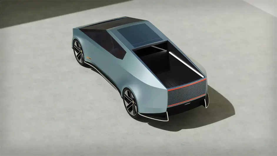 Jaguar Cybertruck Studio Enemy
