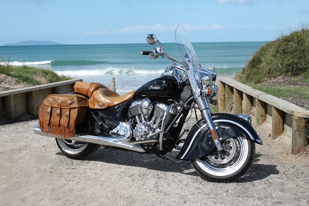 Off to the Beach Hop on the Indian Chief Vintage - Driven Car Guide