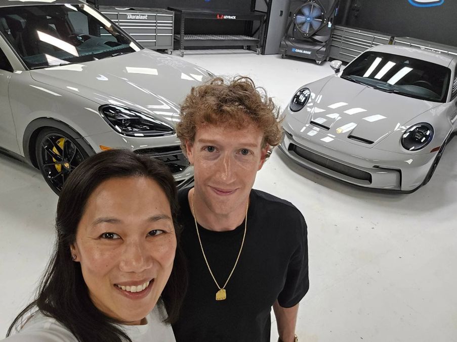 Mark Zuckerberg custom Porsche Cayenne GT minivan