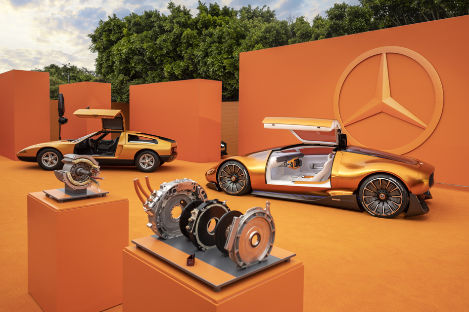 Mercedes-Benz Vision One Eleven concept with its axial flux motor