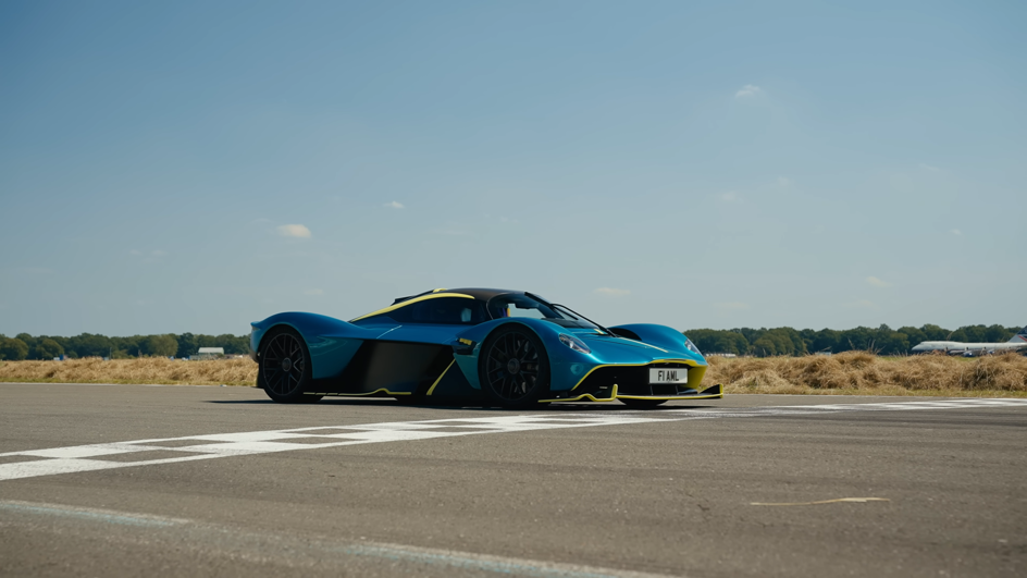 Aston Martin Valkyrie Top Gear track record