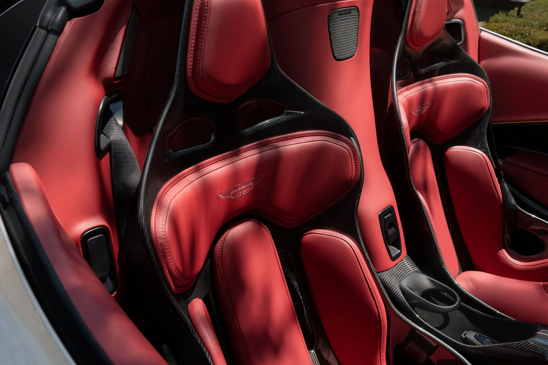 The Valhalla Spider’s red seats.