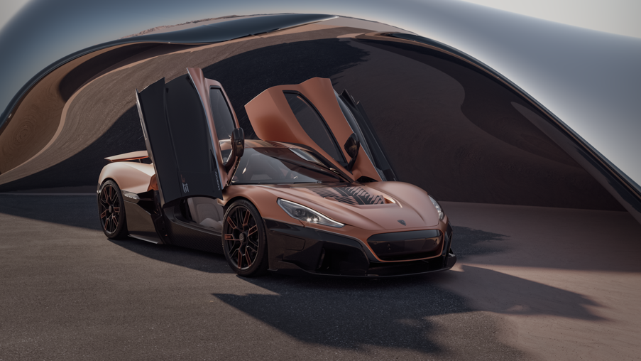 Supercars of the Decades 2020s Rimac Nevera