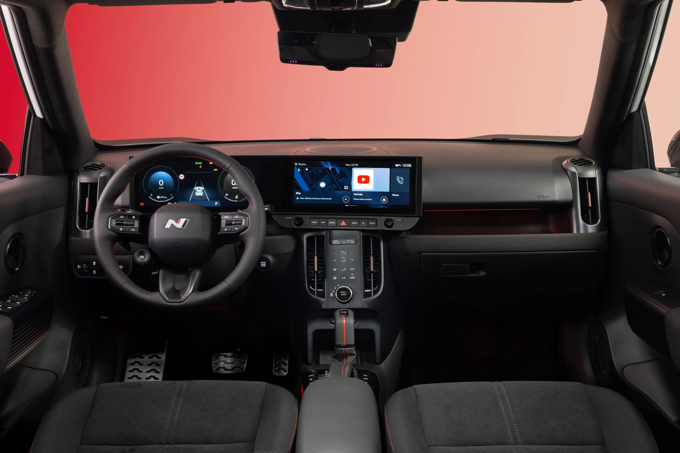 Hyundai Bayon dual-screen cockpit