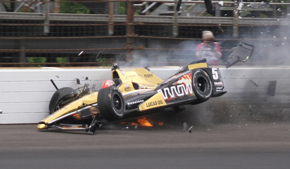 Fourth spectacular crash in lead up to Indy 500 - Driven Car Guide