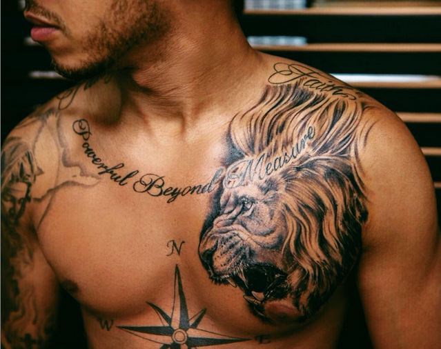 Amazon.com : Temporary Tattoos for Men Women Large Tribal Totem Eagle Owl  Wolf Tiger Dragon Lion Pattern Waterproof FakeTattoos Body Half Arm  Shoulder Chest (Pattern 3) : Beauty & Personal Care