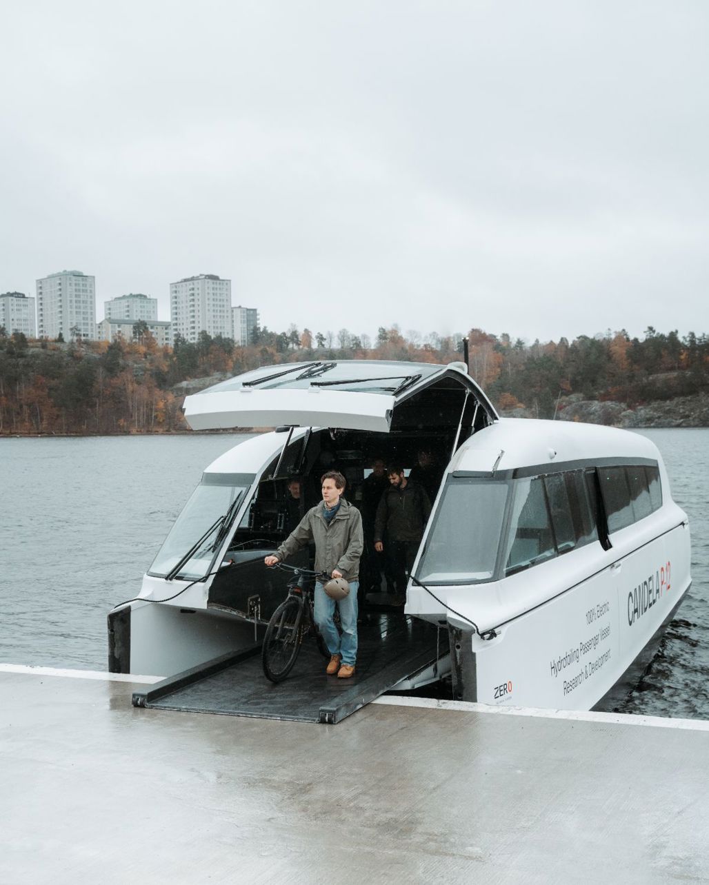 Electric 'flying' ferry for Lake Manapouri has an intriguing car