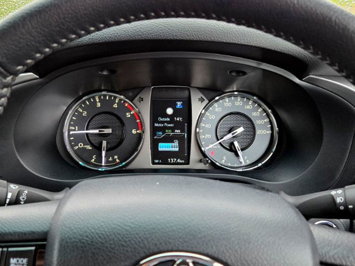 Toyota Hilux hybrid.