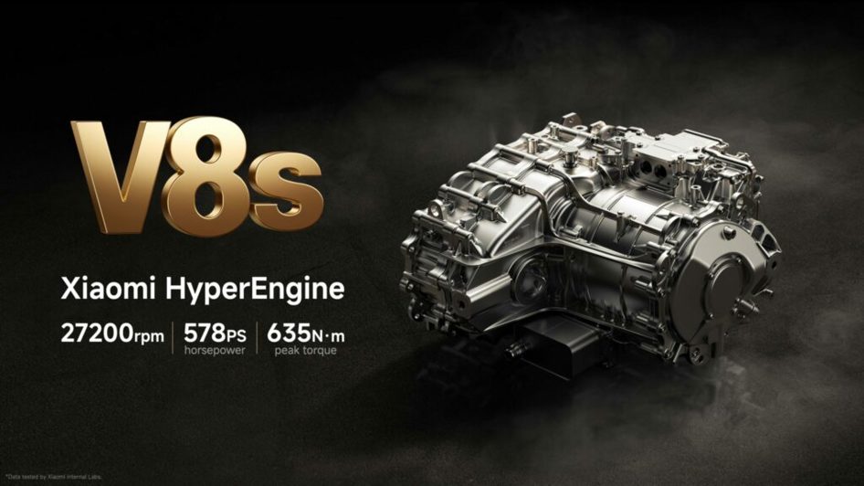 Xiaomi SU7 Ultra V8S motor