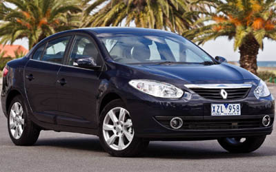 A RENAULT FLUENCE vehicle