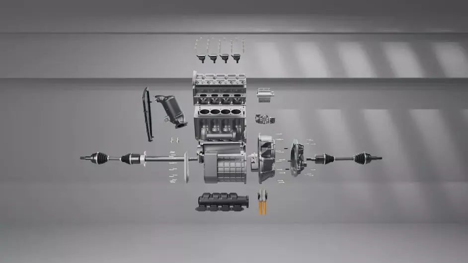 Horse Future Hybrid Concept engine