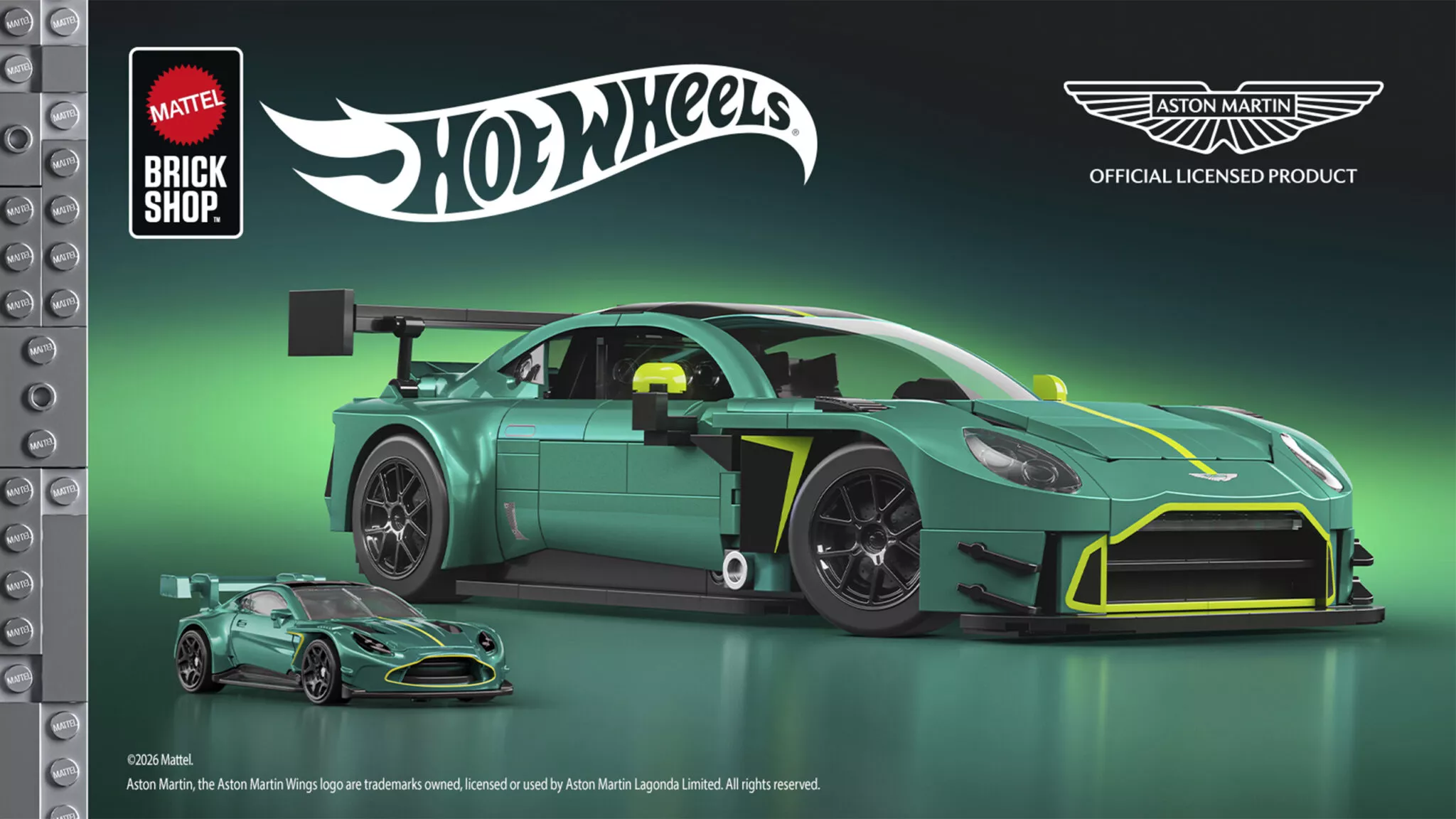 Mattel's 1:16 Aston Martin Vantage GT3 kit brings race car dreams