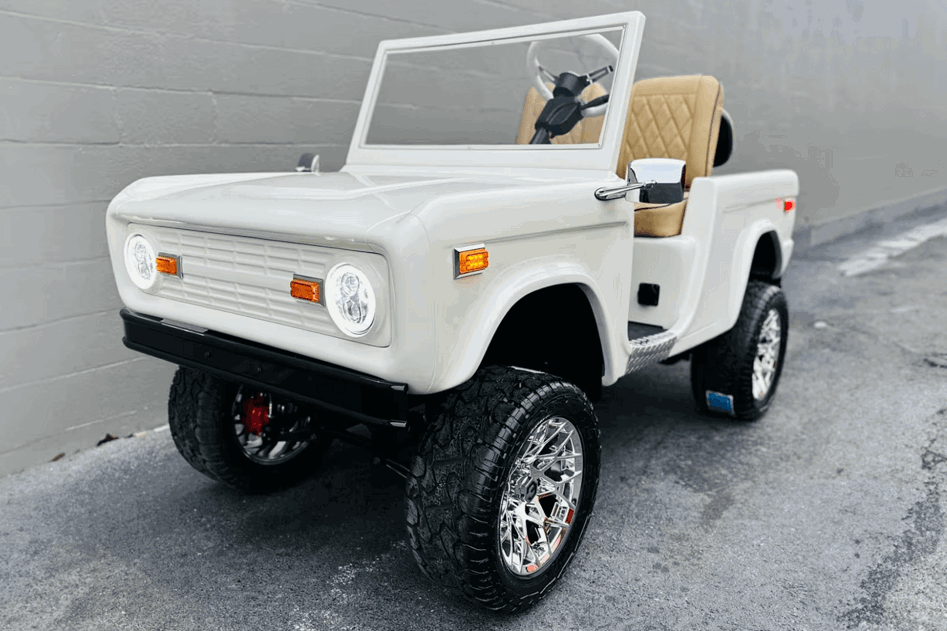 Ford Bronco golf cart auction