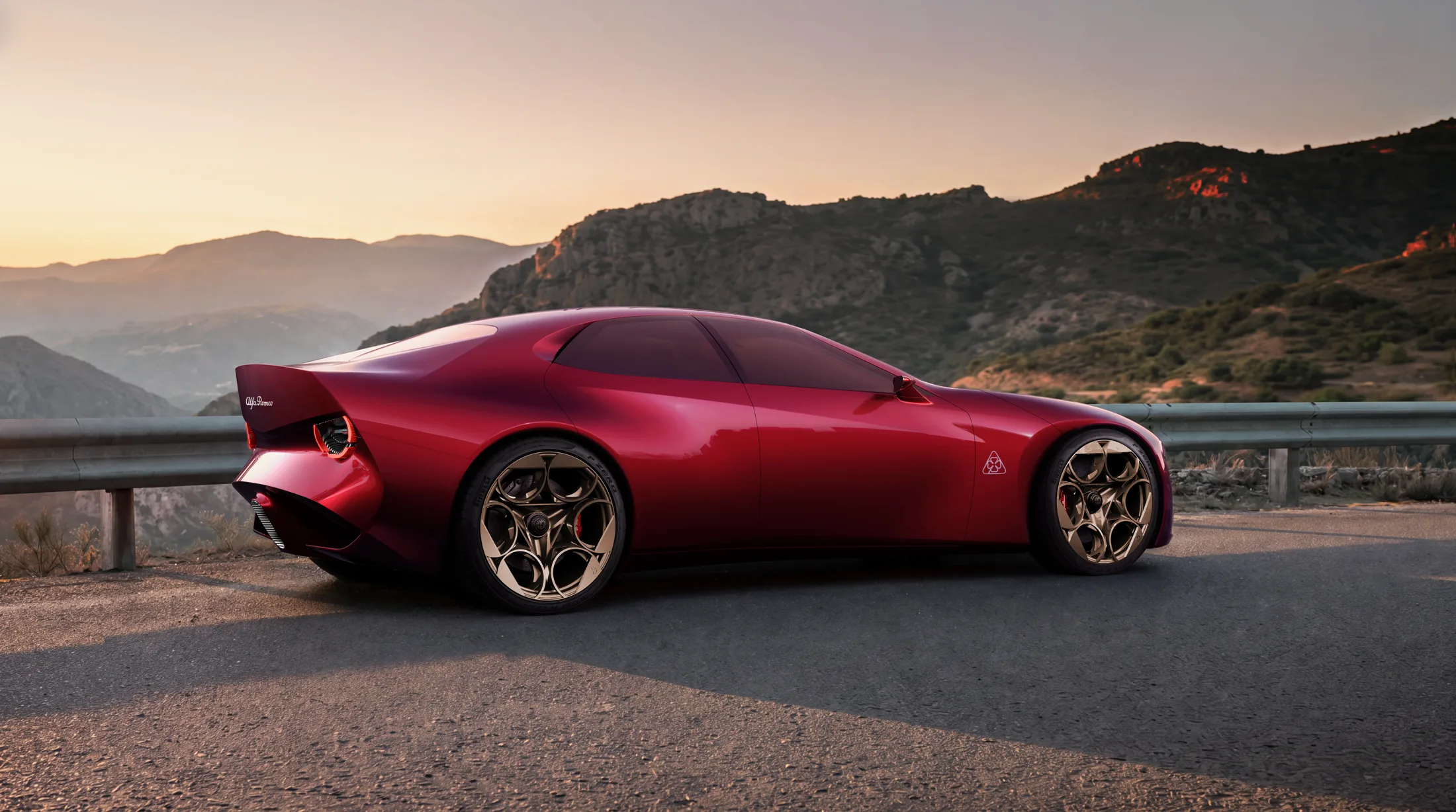 Alfa Romeo Cuorerosso side profile