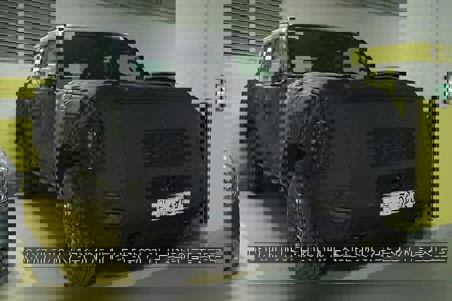 2025 Kia Tasman spy shot