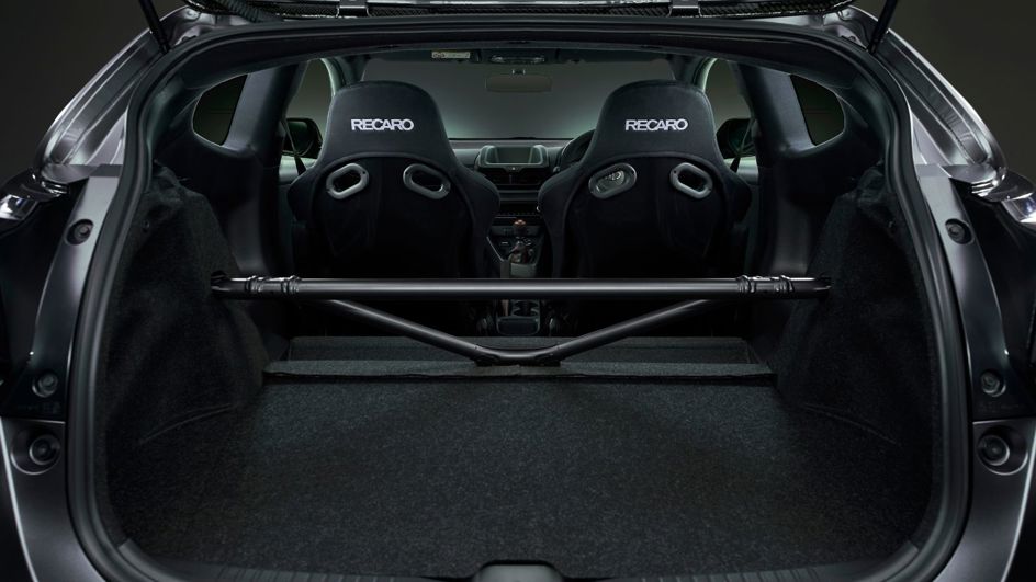 Toyota GRMN Yaris boot