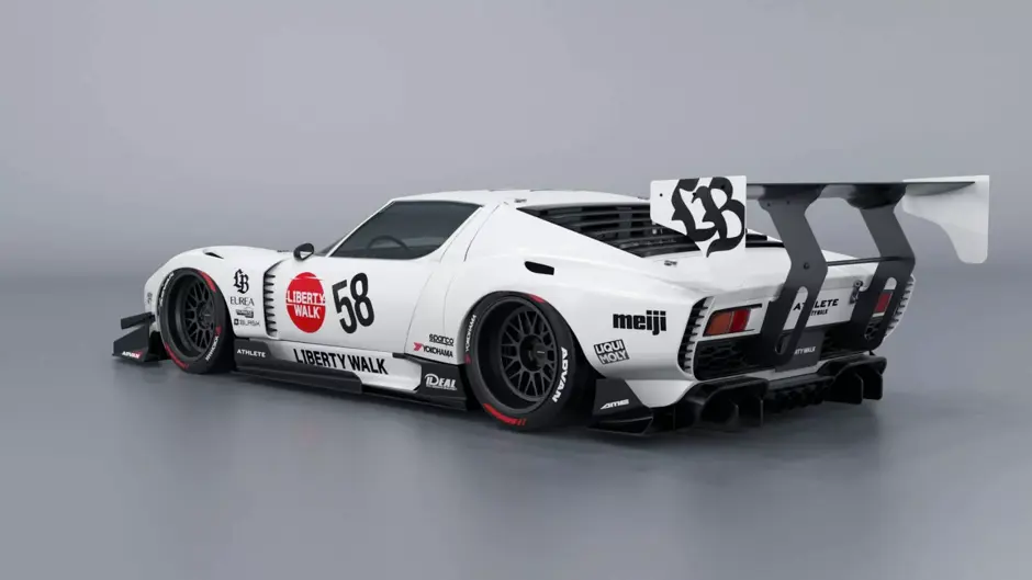 Liberty Walk widebody Lamborghini Miura