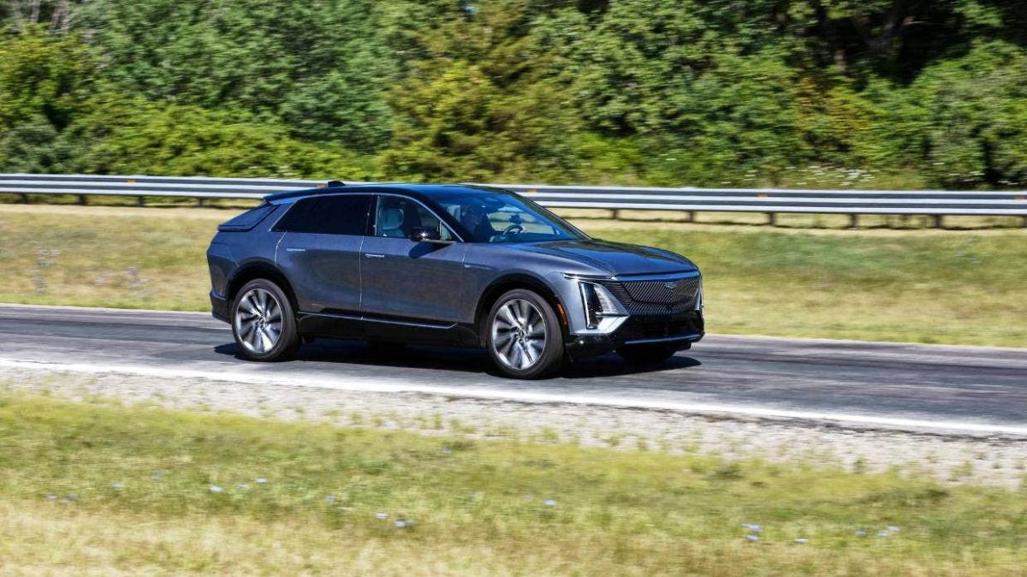 The Cadillac Lyriq is impressively composed, even over large imperfections in the road.