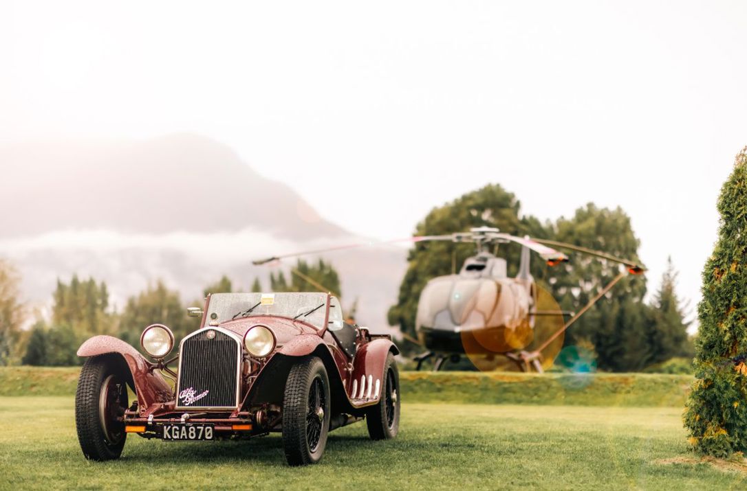 Ayrburn Classic car show, Arrowtown, NZ.