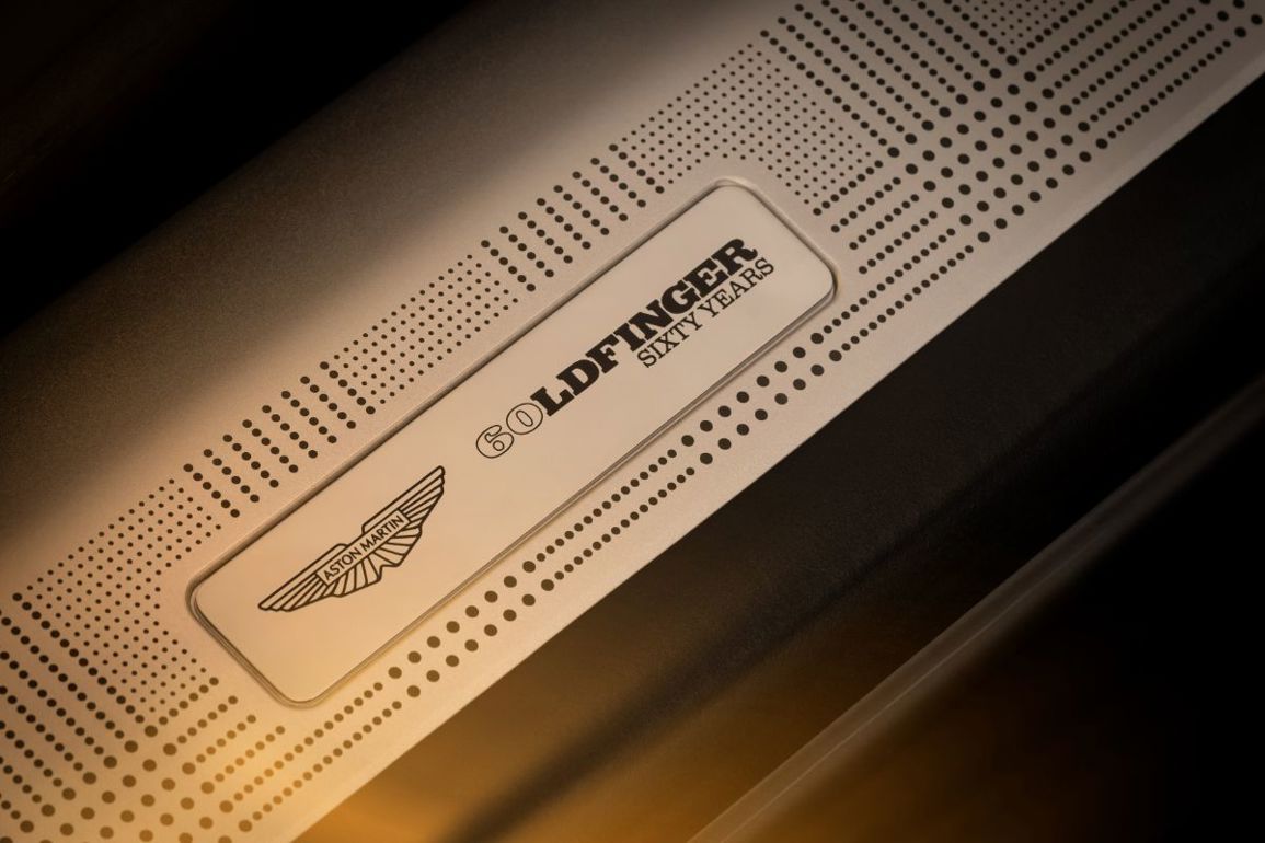 Aston Martin DB12 Goldfinger Edition.